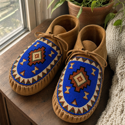 Sage's Slippers - Handmade Native Shoes