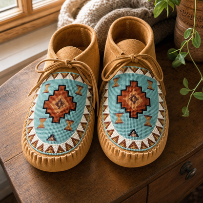 Sage's Slippers - Handmade Native Shoes